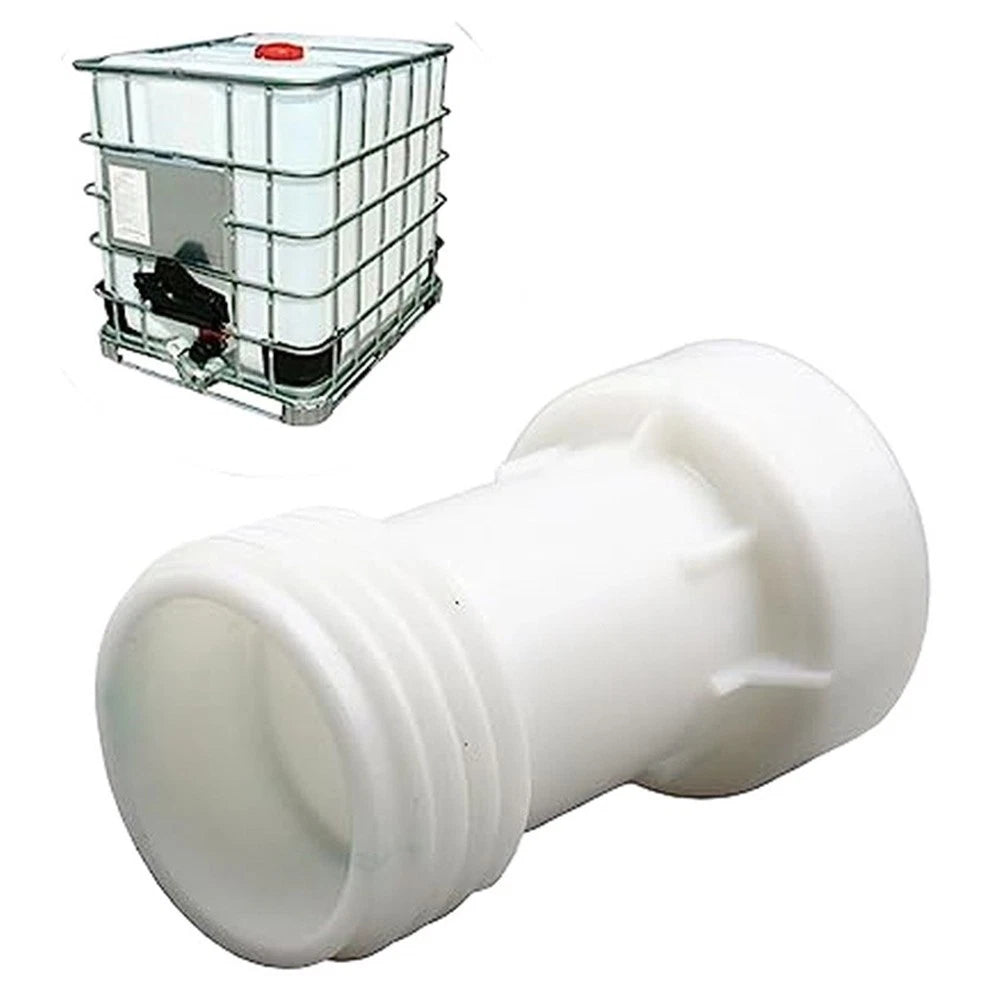 Set of 2 PE IBC Tank Extension Adapters 11cm S60 x 6 Thread