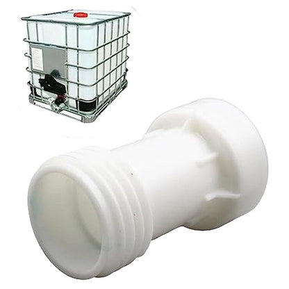 Set of 2 PE IBC Tank Extension Adapters 11cm S60 x 6 Thread