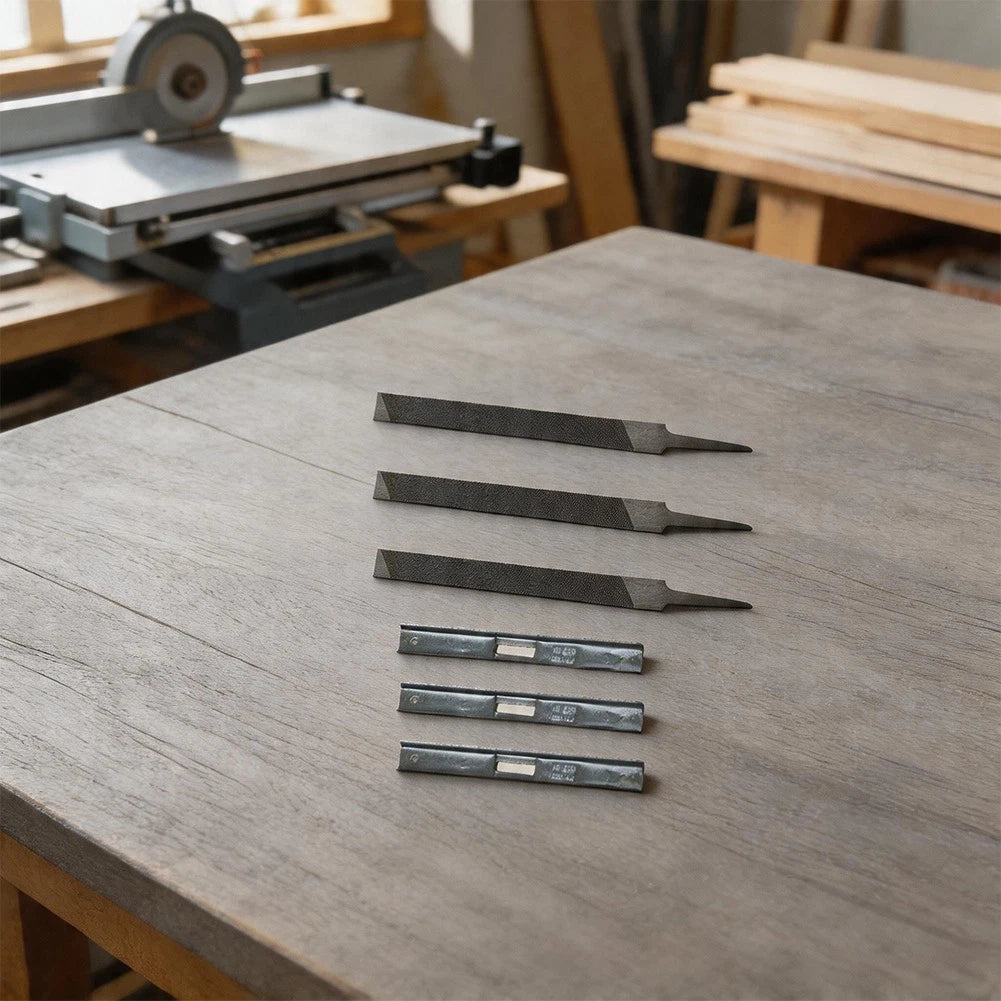 Set of 3 Chainsaw Depth Gauge Tools 27742 with Flat Files
