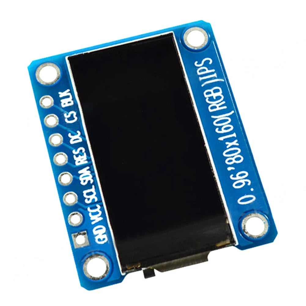 TFT LCD Display Module ST7735 for 80x160 Resolution (0.96 Inch)