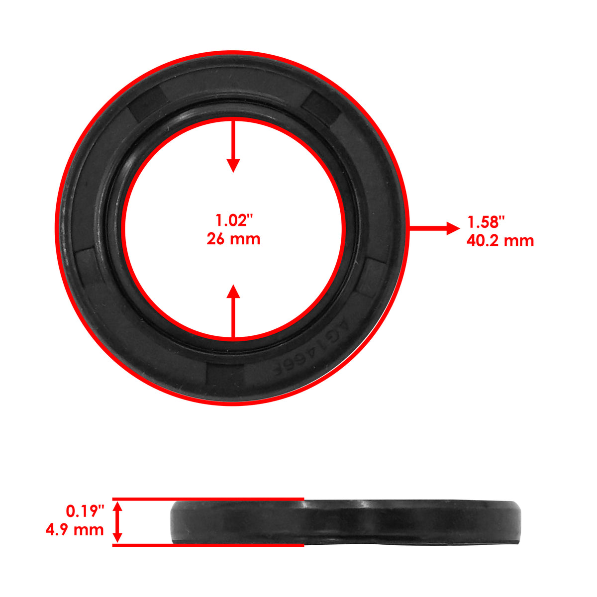 Rear Swing Arm Bushing Kit Replacement for Honda TRX300 FourTrax 1988-1994