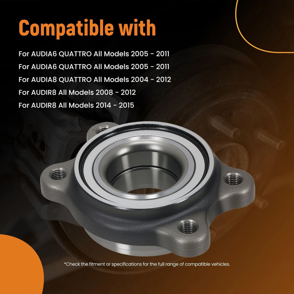 Front Left Right Wheel Hub & Bearing Assembly for Audi A8 (2004–2012) 513227
