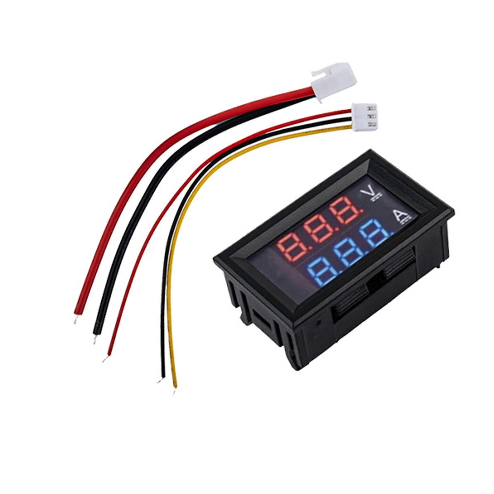 LED Digital Voltmeter Ammeter DC 0-100V 10A for Universal Use (0-100V)