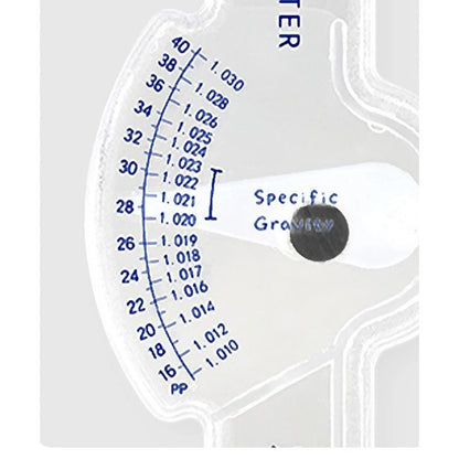 Acrylic Salinity Hydrometer for Home Aquariums (No Part Numbers)