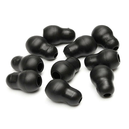 10Pcs Silicone Black Soft Eartips for Littmann Stethoscope (D)