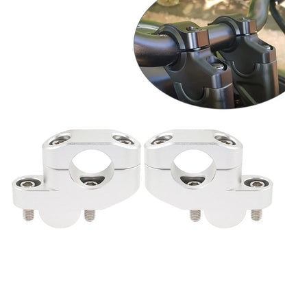 1" 25mm Offset Handlebar Clamp Mount Riser for Honda Suzuki Yamaha