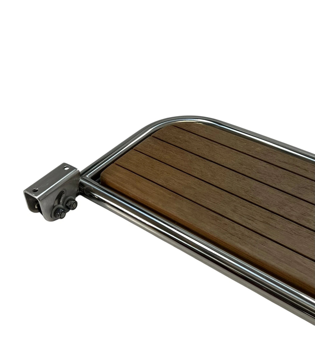 Scout Replacement Cabin Step Down Bracket & Teak Step for Scout