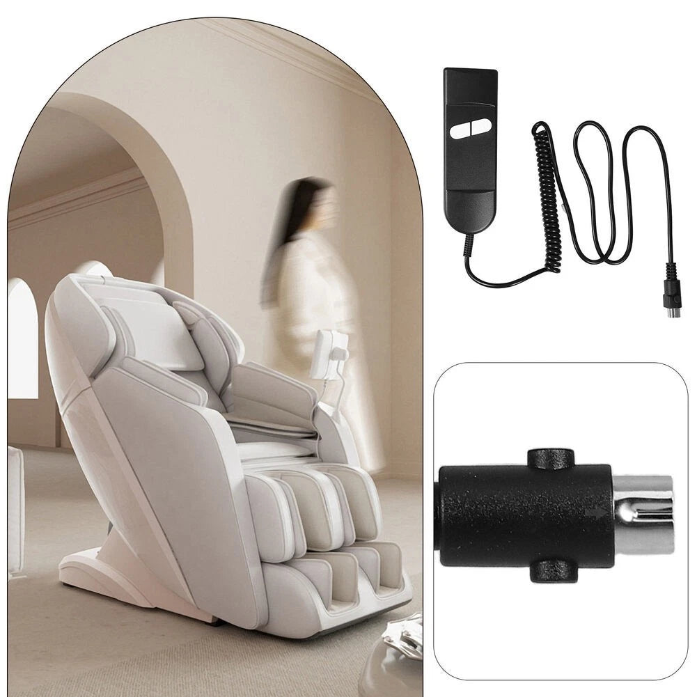 Electric Lift Chair Remote with 5 Pin Round Interface (2 Buttons)