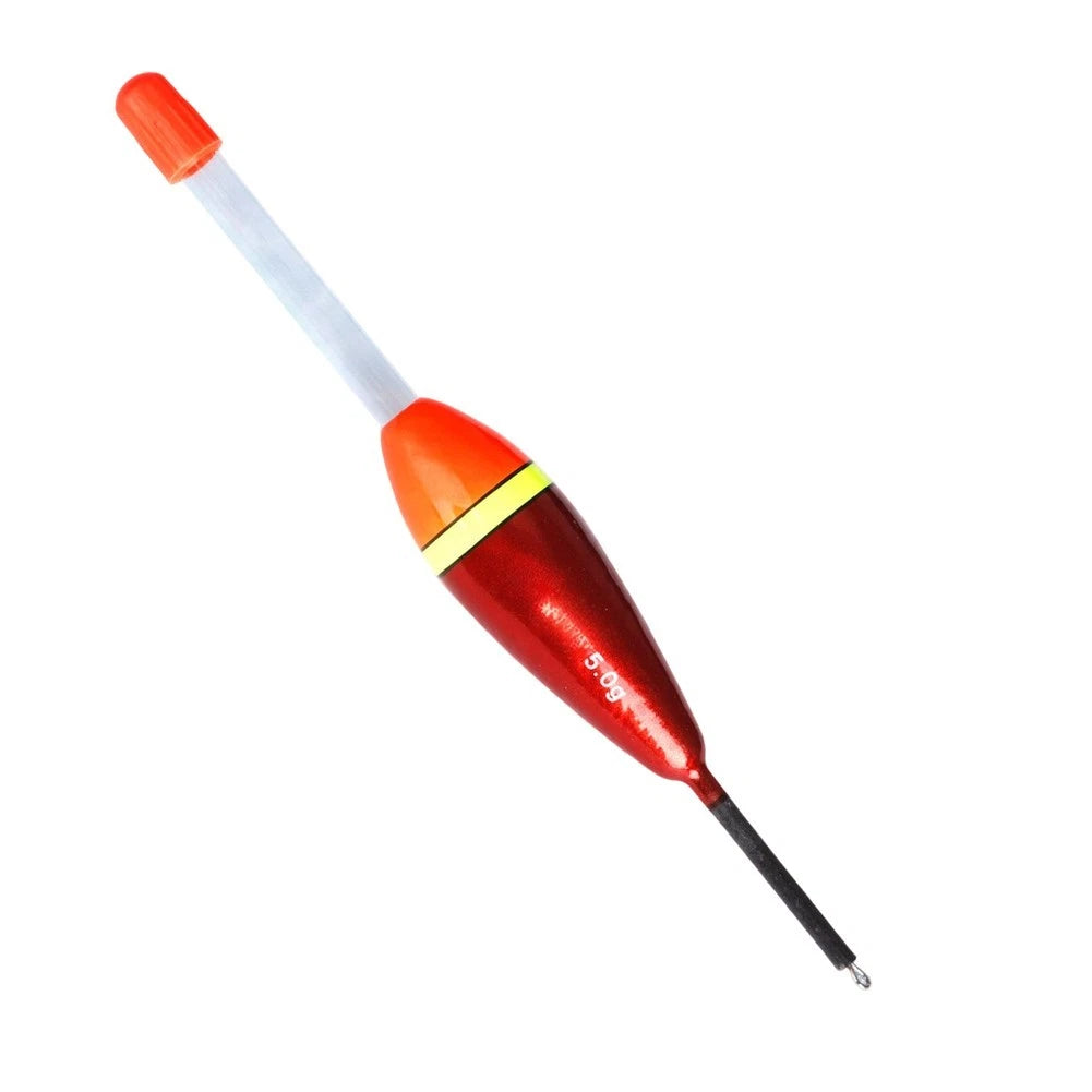 5pcs Vertical Carp Float Red Plastic Buoy 13.5cm 14cm 15cm