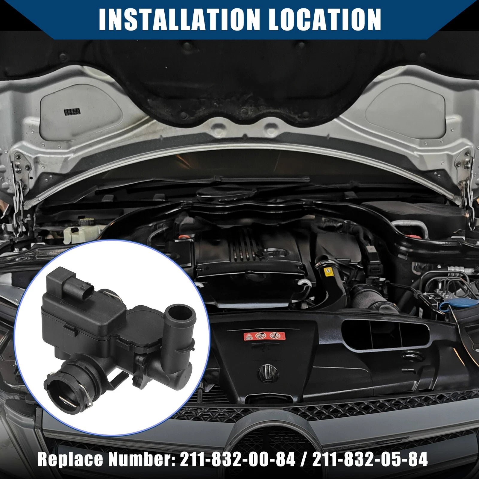 HVAC Heater Control Valve Replacement for Mercedes-Benz E320 (1994–2005)
