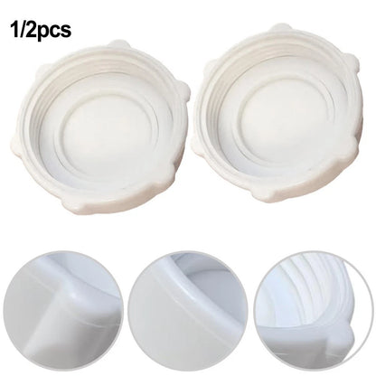 White Drain Valve Cap for Pools