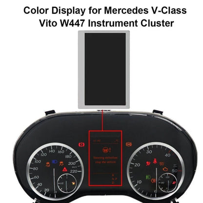 LCD Instrument Cluster Display for Mercedes V-Class Vito W447 (2014–2023)