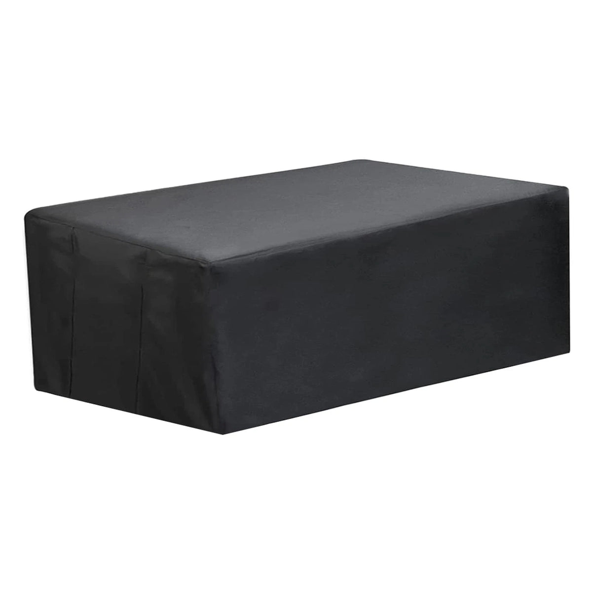 Table Cover for Outdoor/Indoor Use - Black Polyester, UV Resistant, Waterproof