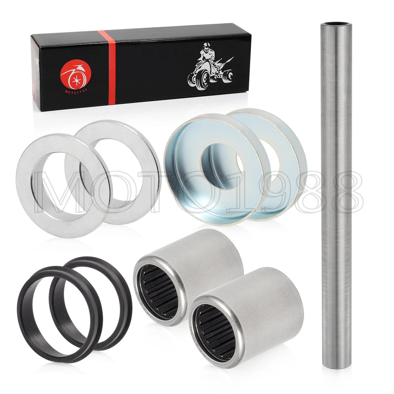 Swingarm Bearings Seal Pivot Sleeve Kit for Honda TRX300EX TRX300X TRX250X (1993–2008)