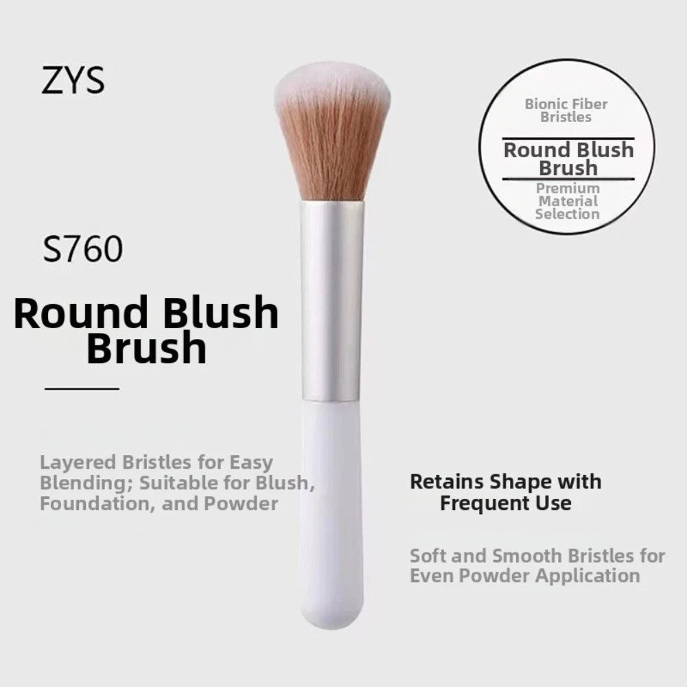 Soft Bristle Blush Brush Makeup Tool for Travel