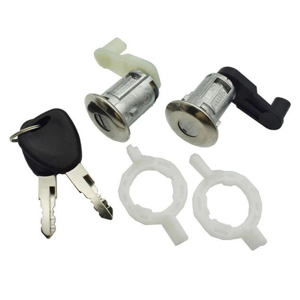 Fit For Renault 7701468981 7701468982 Left+Right Car Door Lock Barrel Cylinder