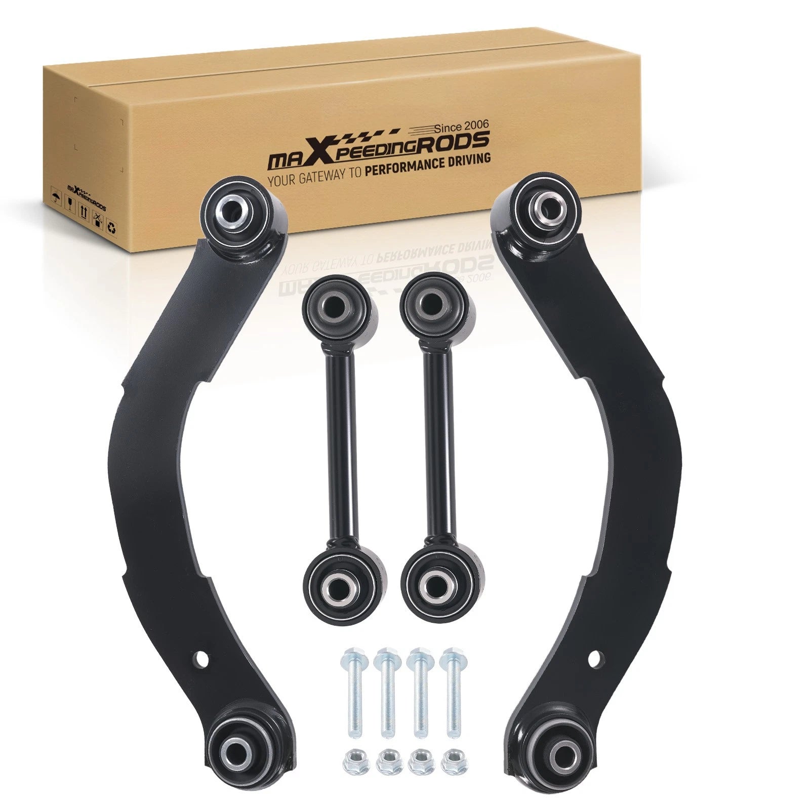 4X Rear Upper Lower Control Arms for Dodge Caliber Compass Patriot (2007–2015)