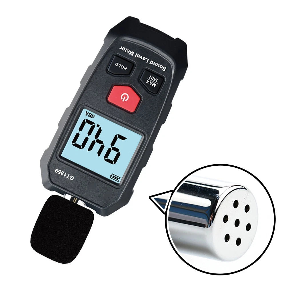 GT1359 Decibel Meter for High Contrast LCD Display