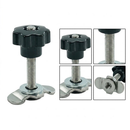 M8 Star Knob Screw Wing Washer Bolt for Travel Flexible Adjustment