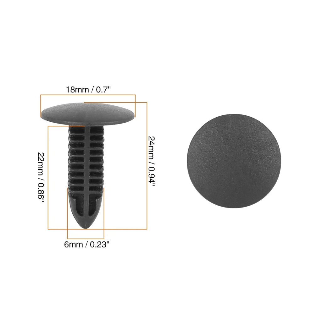 Plastic Bolt Rivets Fasteners Bumper Retainer Trim Kit for Toyota (2000–2018)