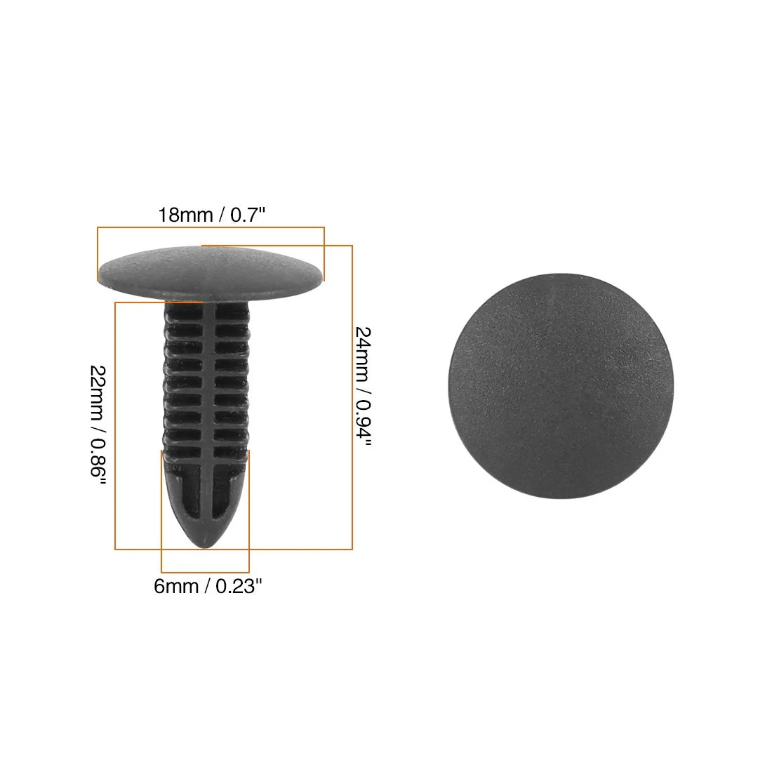 Plastic Bolt Rivets Fasteners Bumper Retainer Trim Kit for Toyota (2000–2018)