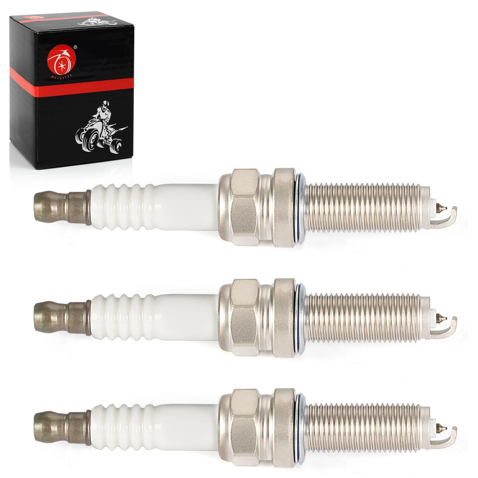 Set of 3 Iridium Spark Plugs for Can-Am Maverick X3 Turbo Max RR (2017–2024)