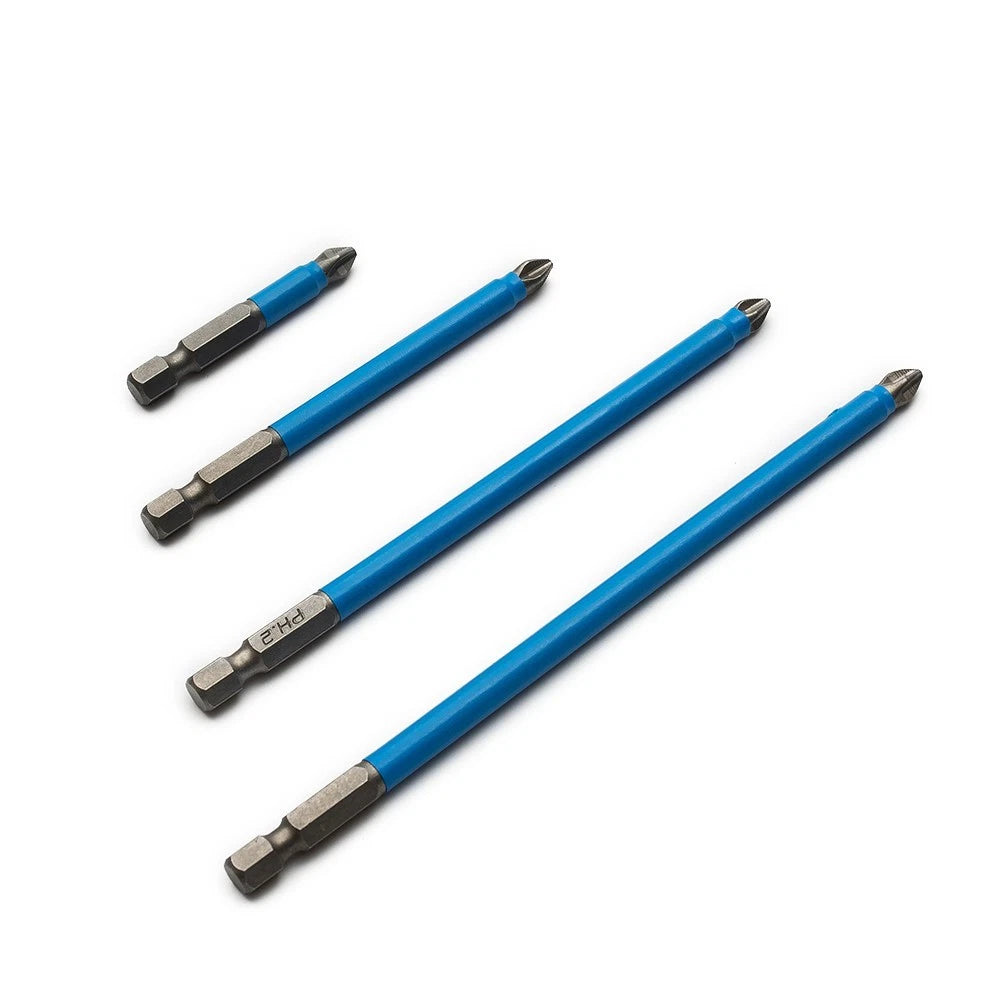 Screwdriver Bits Set for Power Tools (50mm, 90mm, 127mm, 150mm)