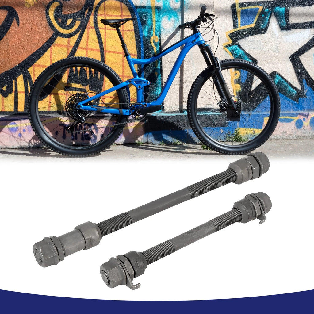 Wheel Hub Axle Front Rear Solid Shaft Replacement for MTB Bicycle (Set)