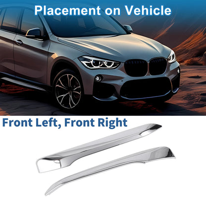 Headlight Trim Bezel Set Front Left Right for BMW X1 F48 (2016–2019)