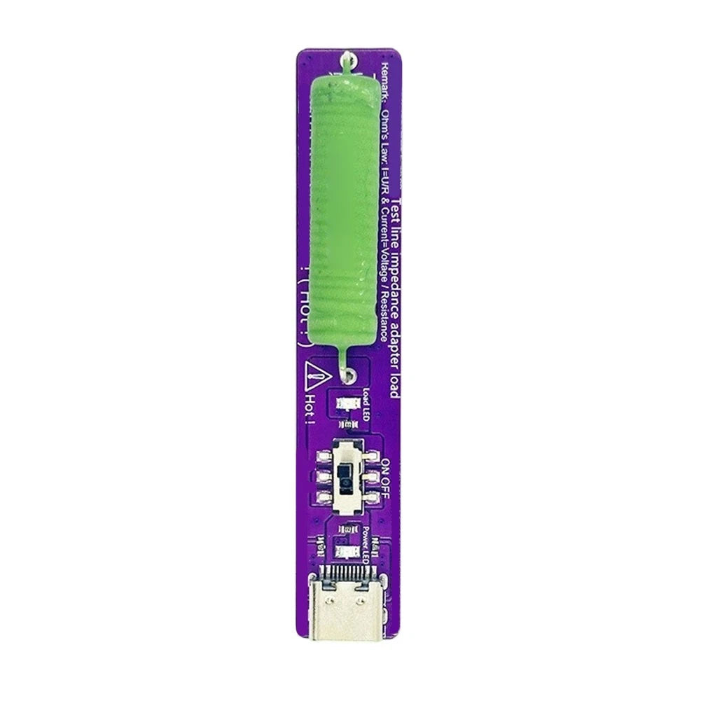 Type-C PD Resistive Load Tester for Power Supply Stability