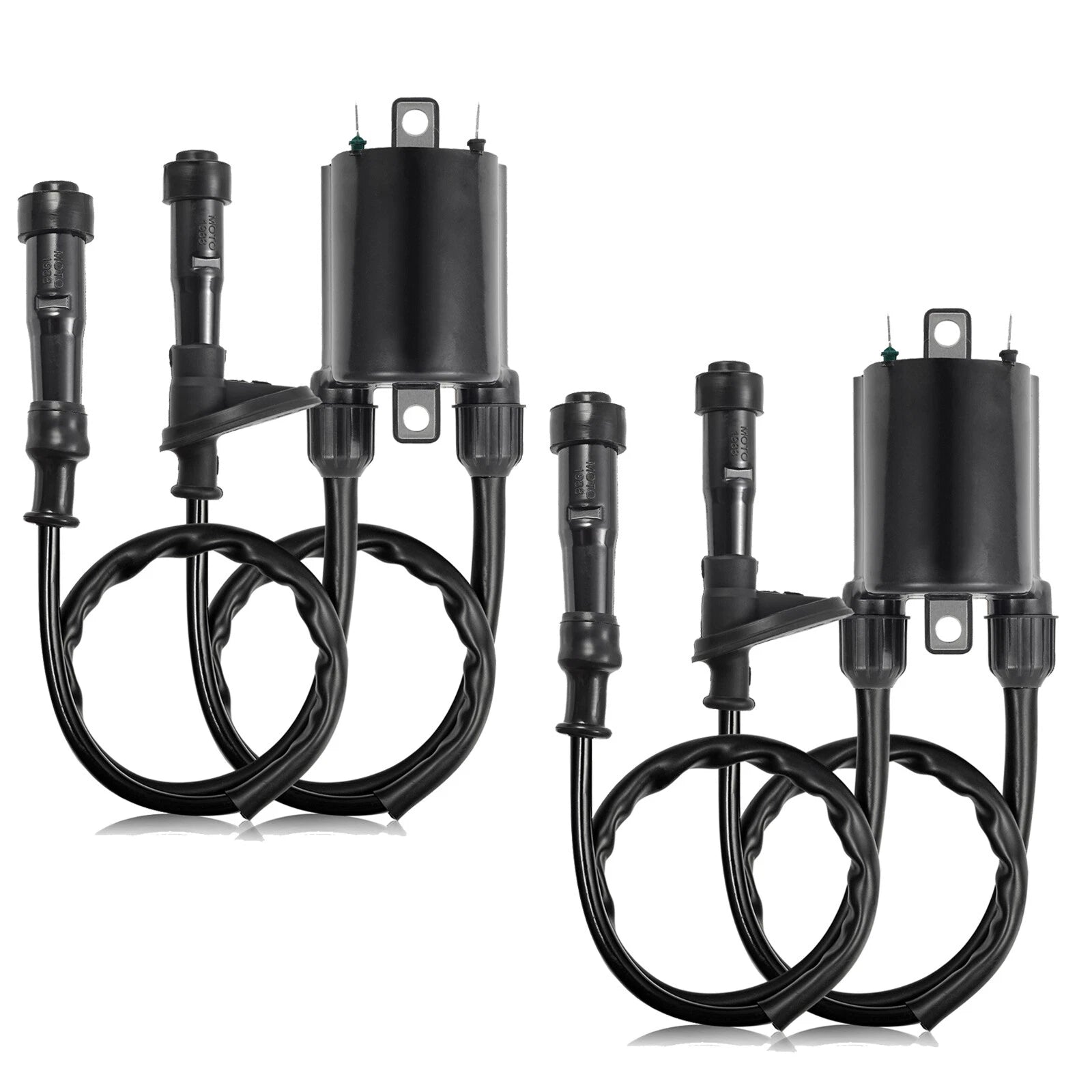 2X Ignition Coil & Spark Plug Cap for Honda Shadow Aero 750 VT750 (2004–2019)