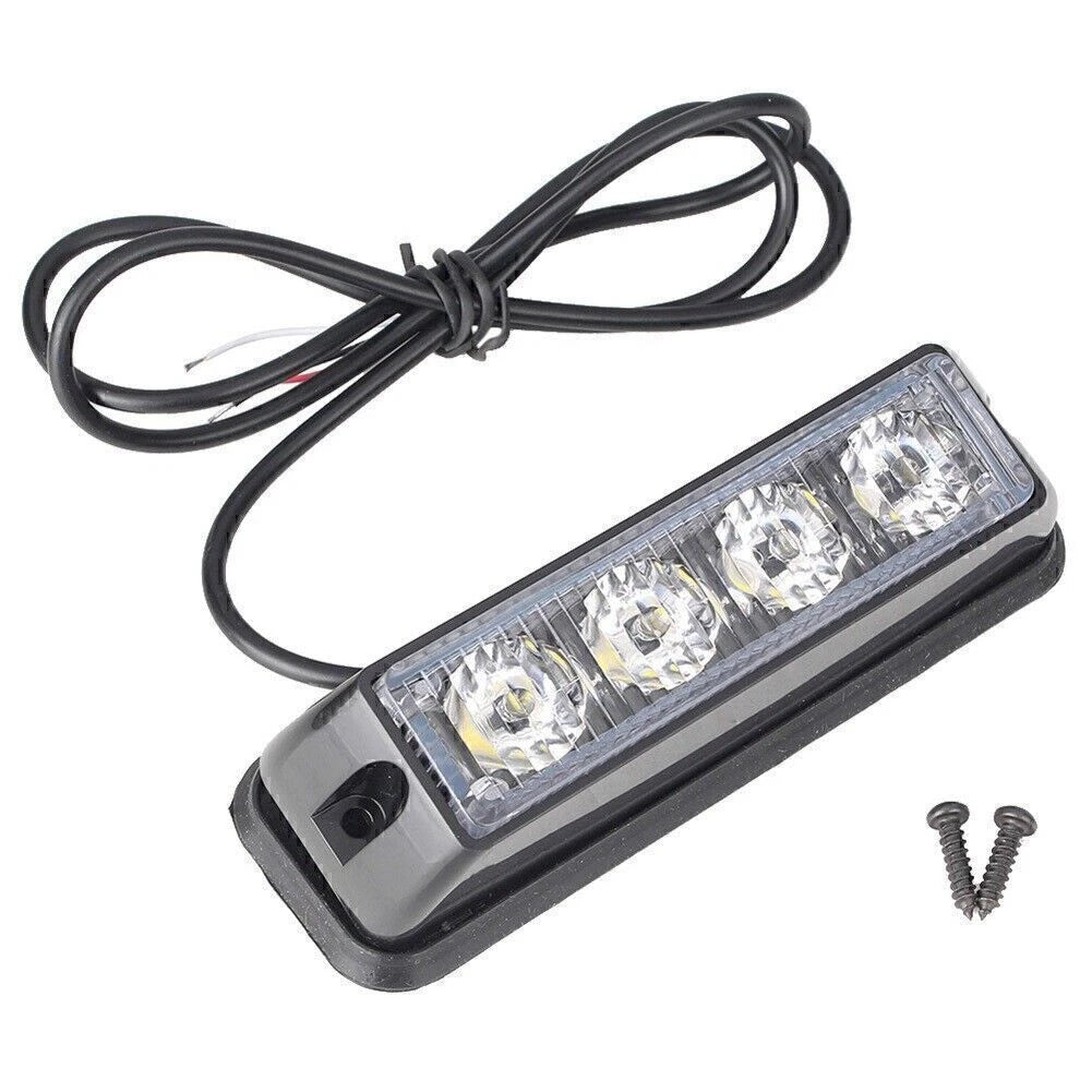 LED Emergency Beacon Strobe Light for Car (12V 8W)