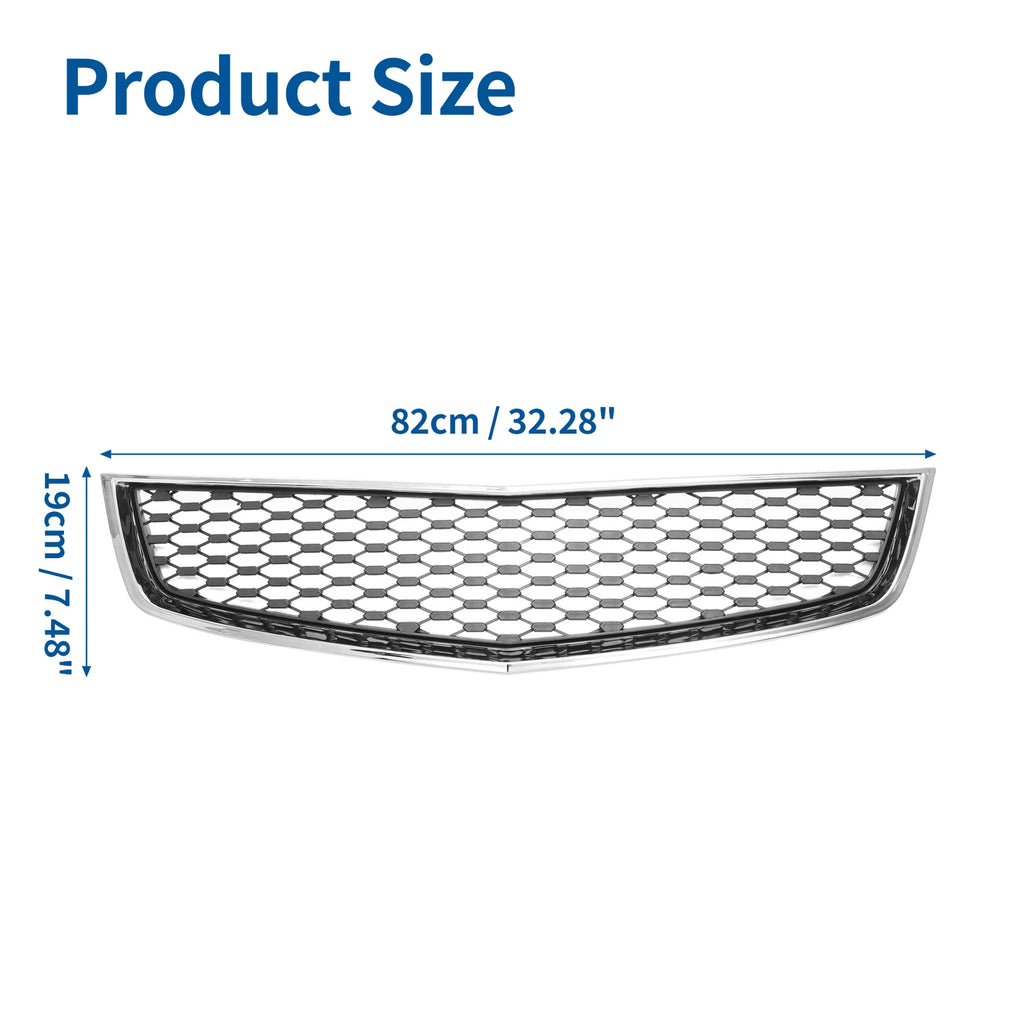 Front Lower Bumper Grille for Chevrolet Equinox (2010–2015) Chrome