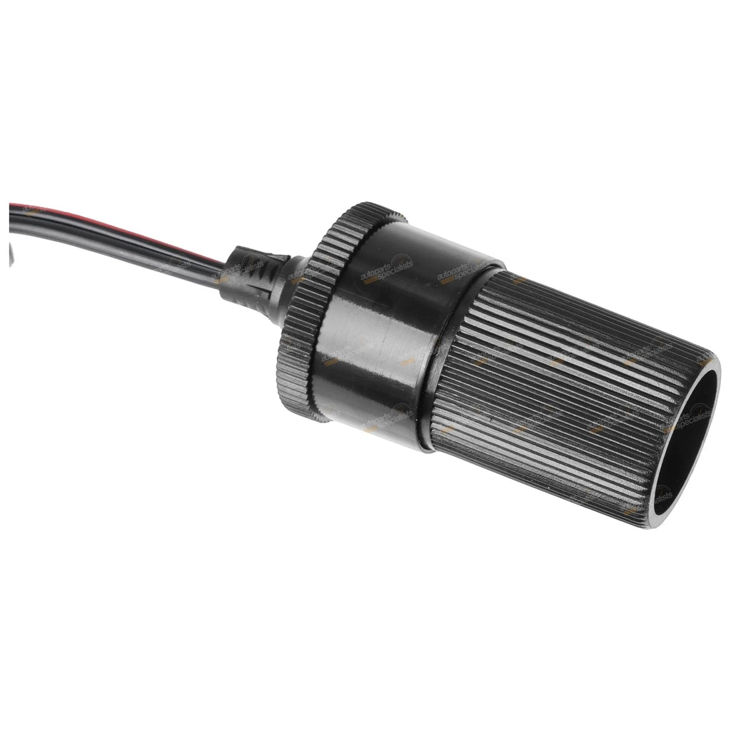 Cigarette Socket with Battery Clamps for Universal Vehicles (12V)