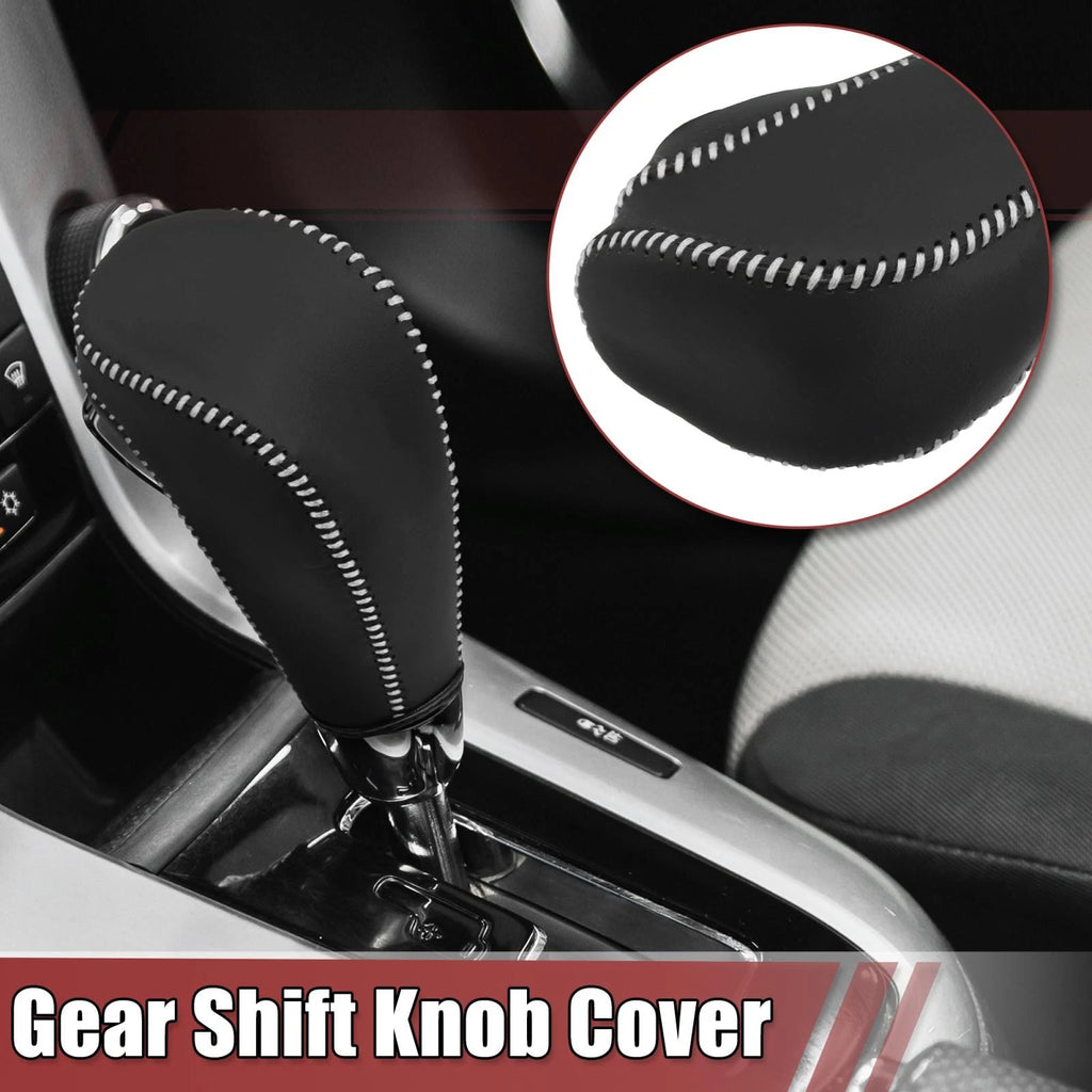 Gear Shift Knob Cover with White Thread for Chevrolet Cruze (2011–2015)