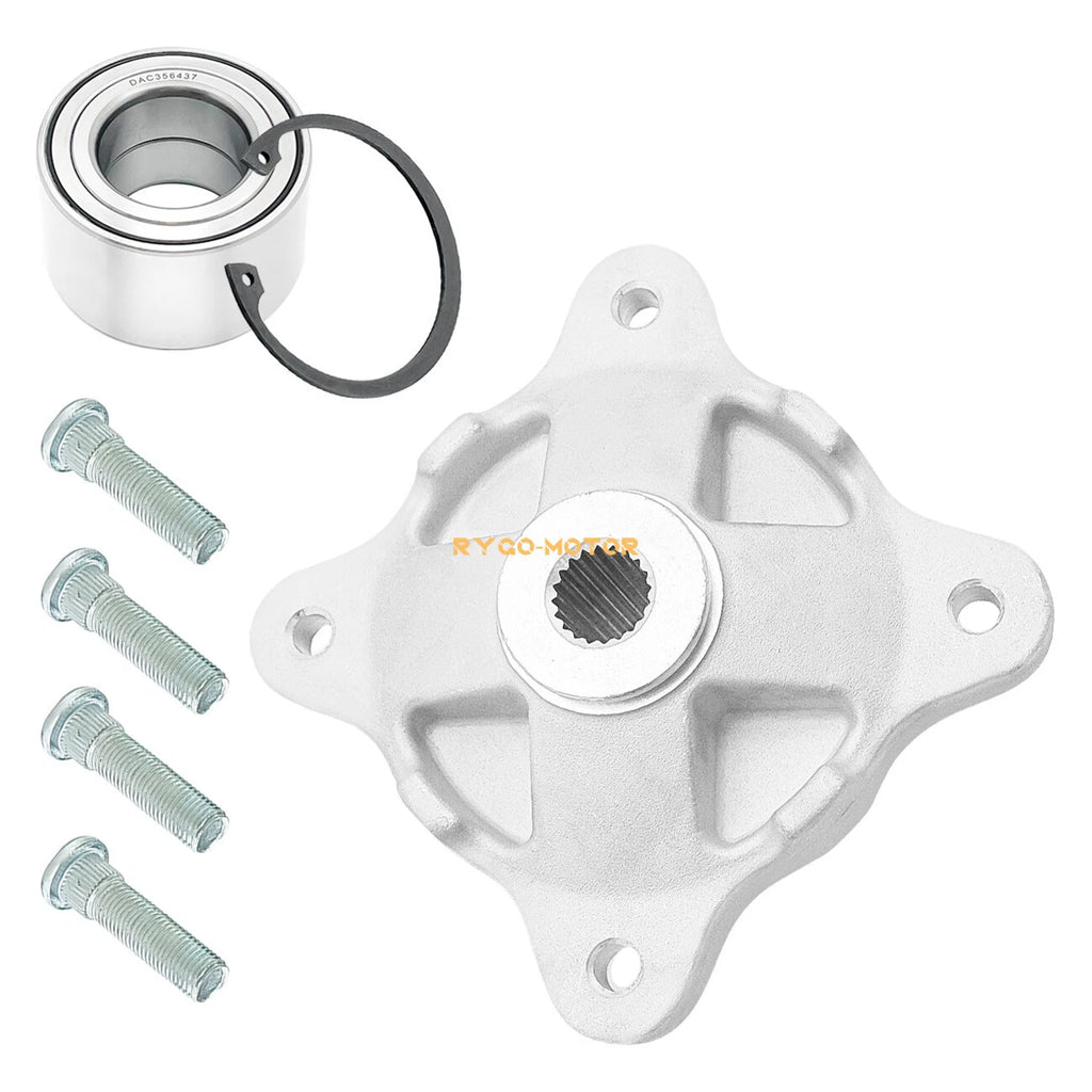 Front Wheel Hub with Bearing Studs Kit for Polaris Sportsman X2 500 570 800 (2003–2021) 5134310