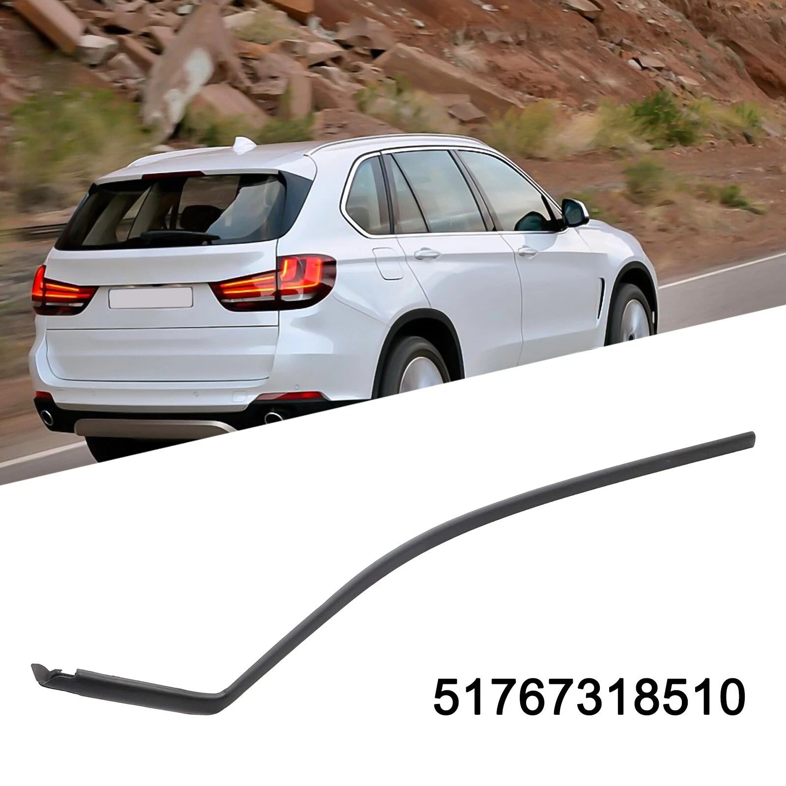 Right Rear Door Front Seal for BMW X5 (2014–2018)