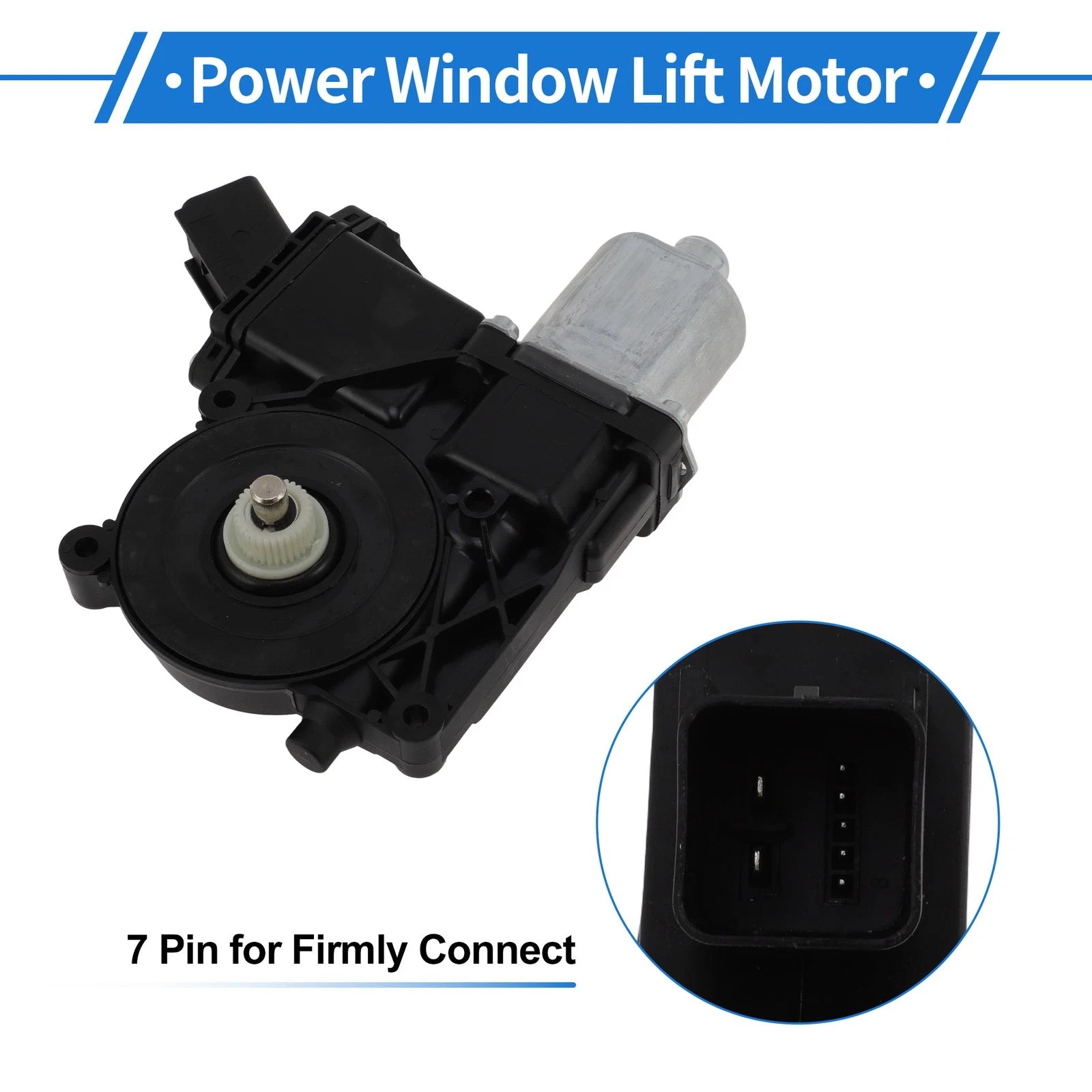 Left Front Power Window Regulator Lift Motor for Ford Mustang (2010–2014)