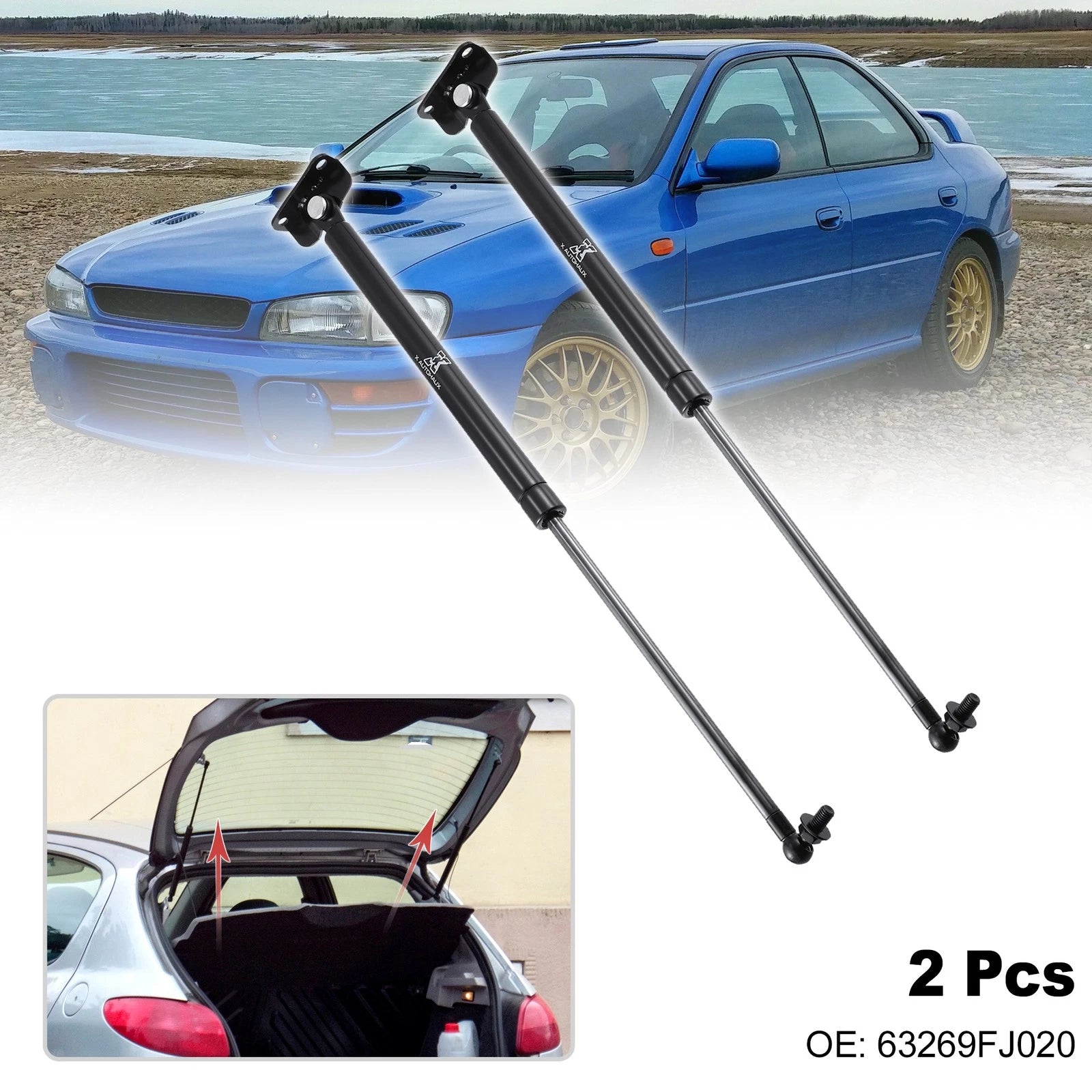 2PCS Rear Tailgate Lift Supports Replacement for Subaru (2015–2019)