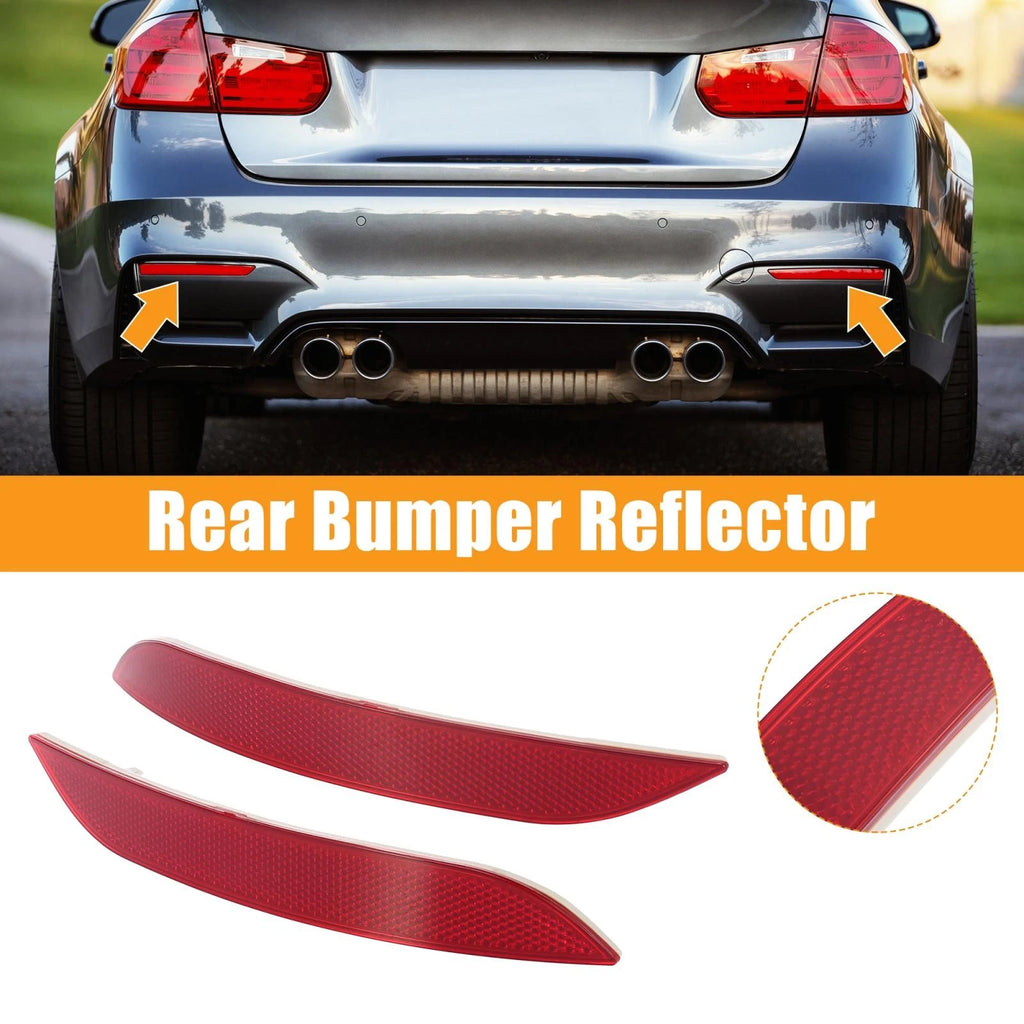Pair Rear Bumper Reflector Strip Left Right for BMW X5 (2014–2018)