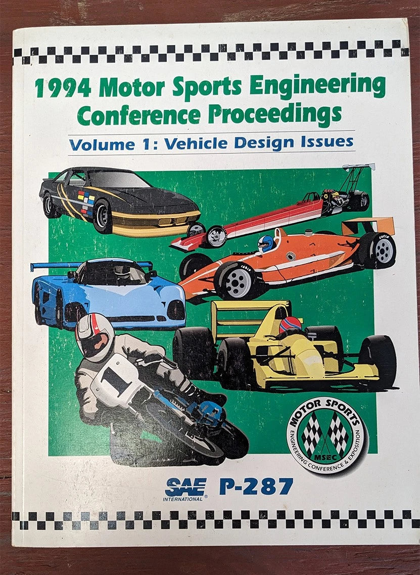Set of 2 Motor Sports Engineering Technical History Books