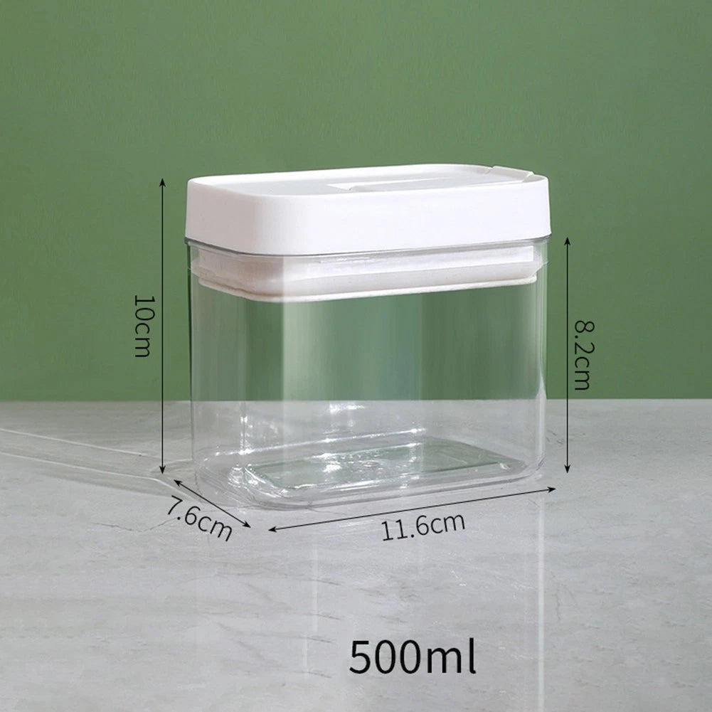 Clear Food Storage Container with Airtight Seal for Pantry Organization