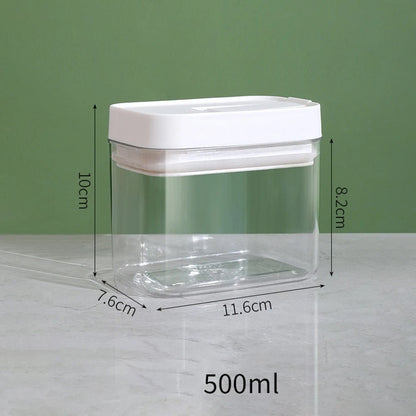 Clear Food Storage Container with Airtight Seal for Pantry Organization