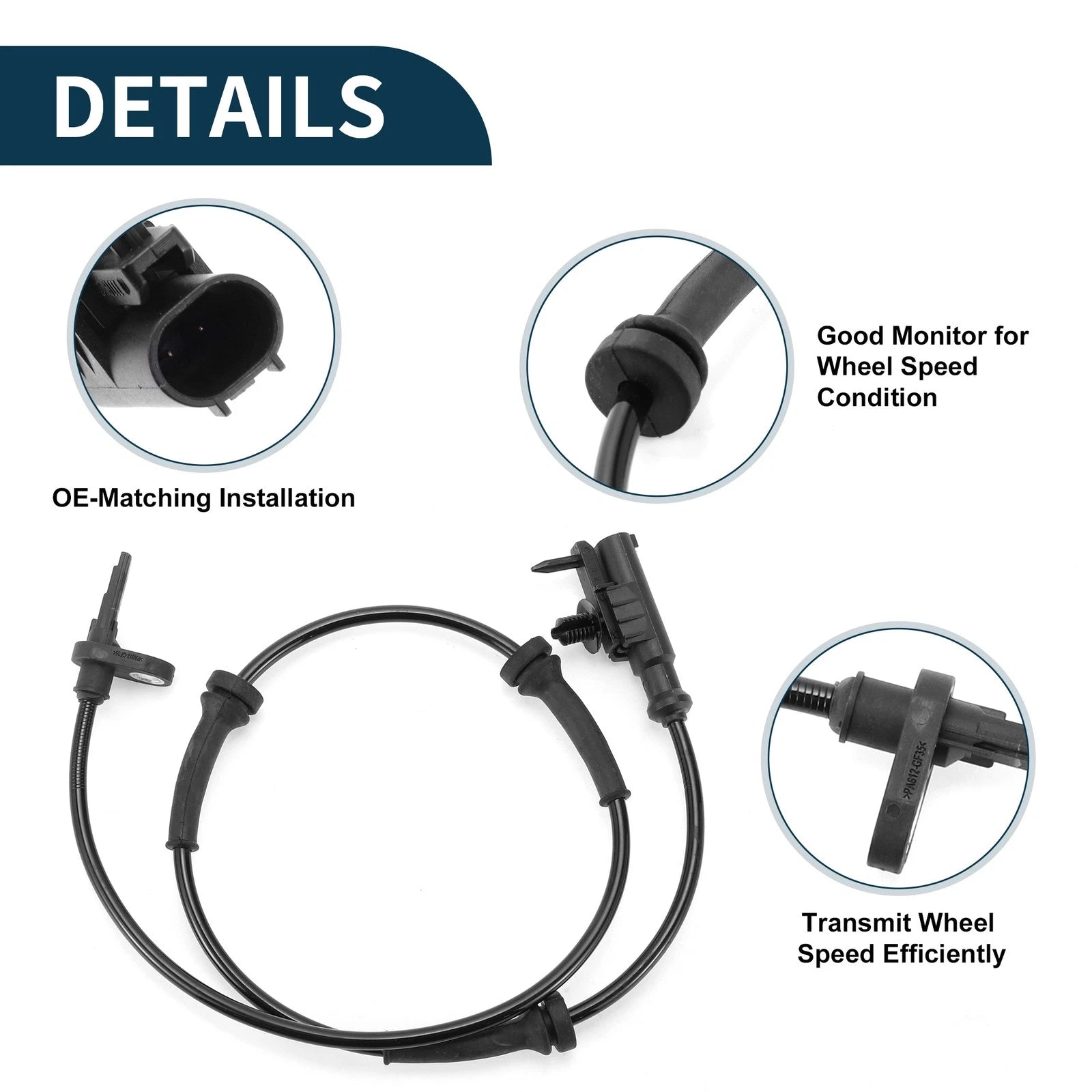 ABS Wheel Speed Sensor No.LR033457 for Land Rover Range Rover (2013–2017)
