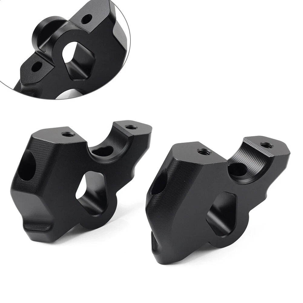 Handlebar Riser Clamp for BMW R1300GS (2024) - CNC, Black