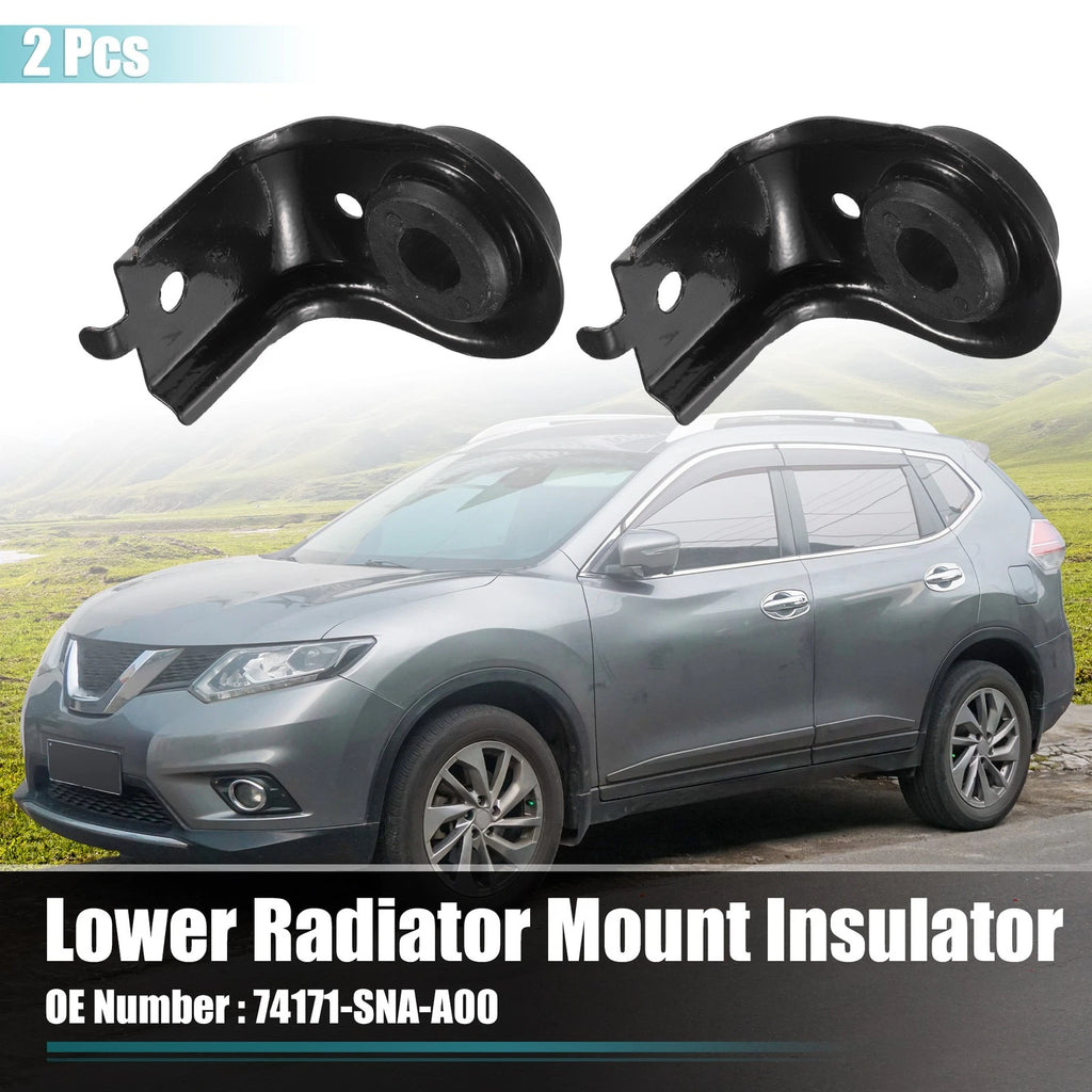 2PCS Upper Radiator Bracket with Cushion for Honda Civic (2006–2011)