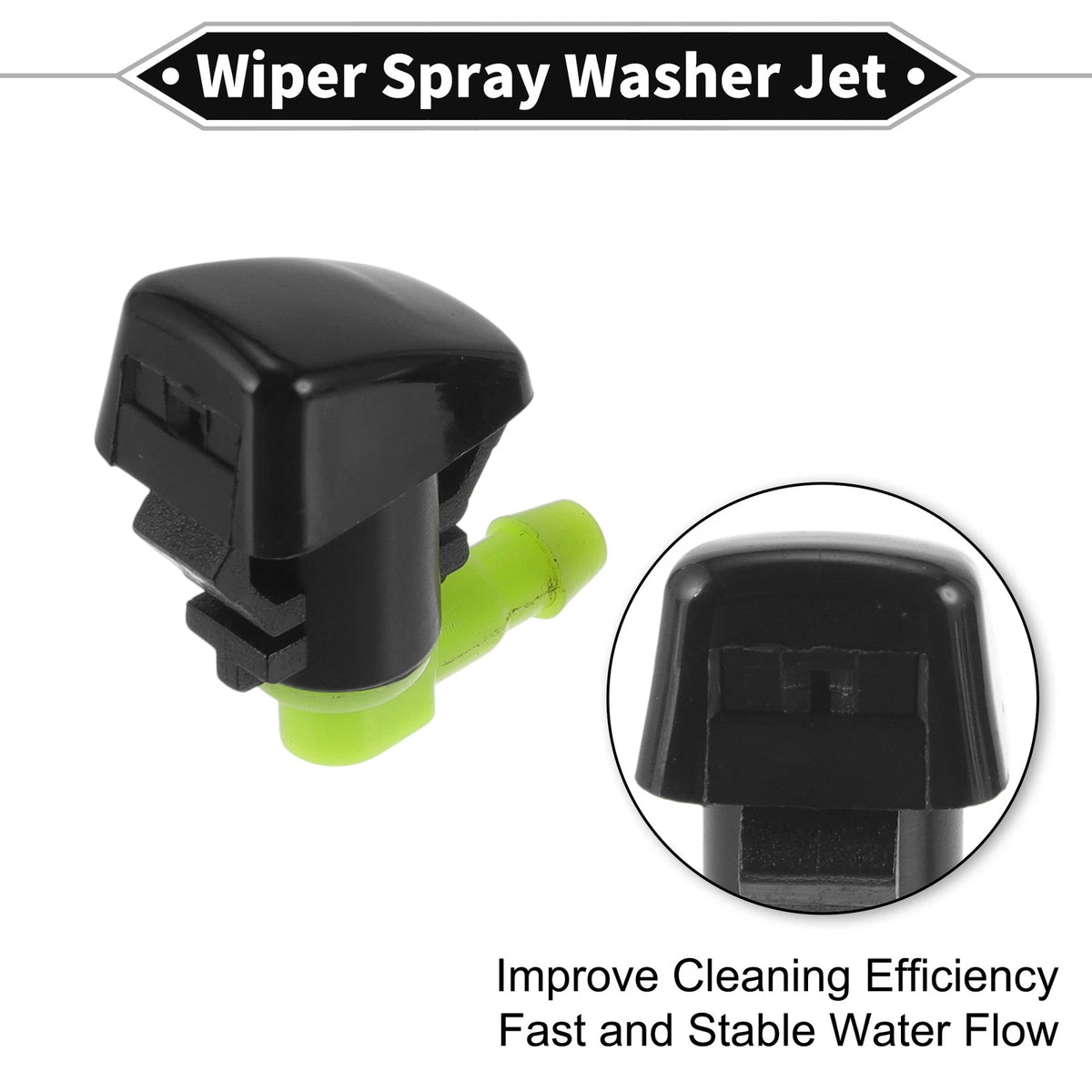 2Pcs Front Windshield Washer Nozzle for Dodge Durango (2011–2023) No. 68269108AA