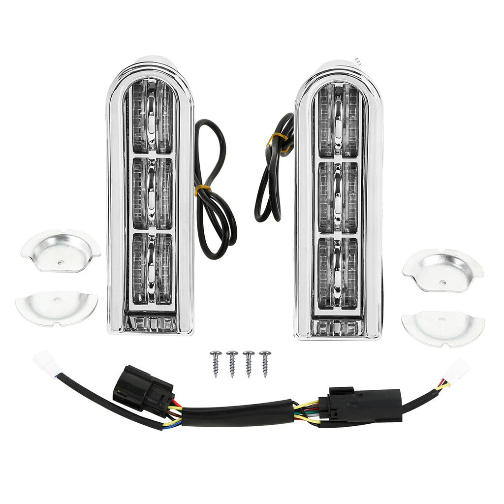 Chrome LED Inserts for Harley Electra Glide (2014–2024)