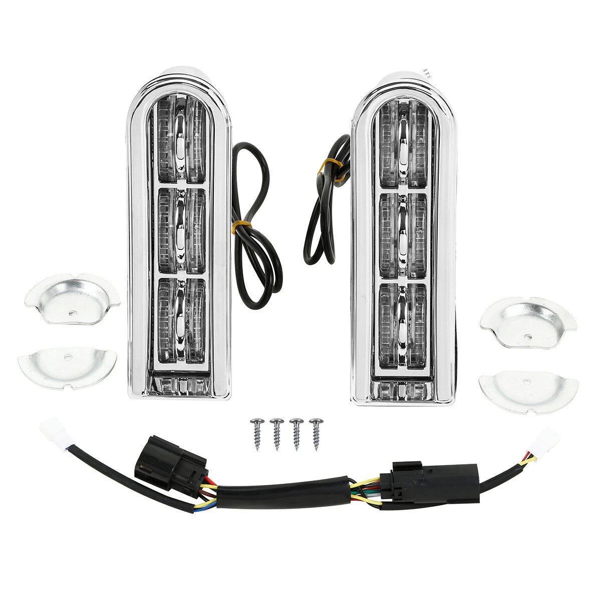 Chrome LED Inserts for Harley Electra Glide (2014–2024)