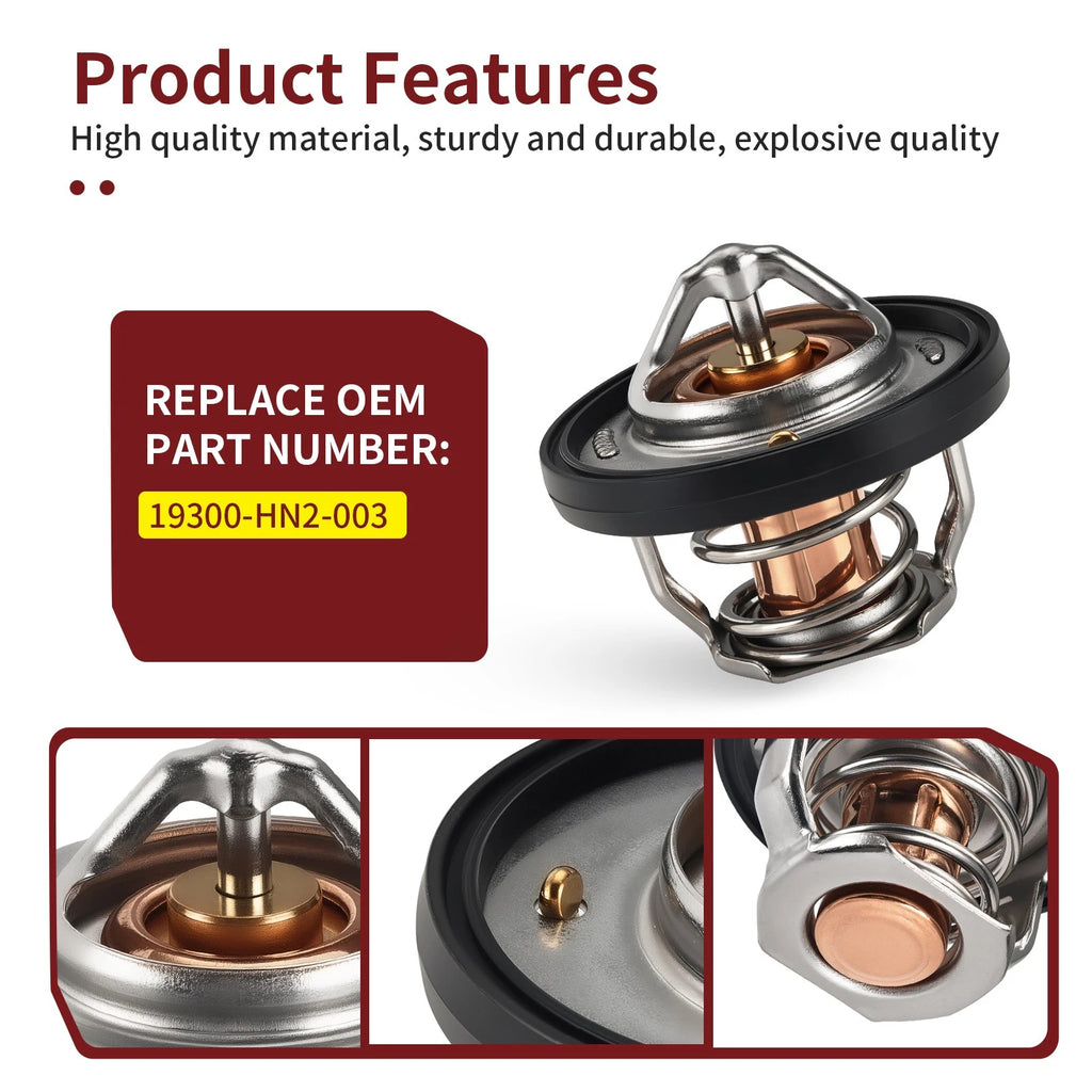 Thermostat & O-Ring for Honda TRX500FA FGA FPA Foreman Rubicon 500 (2005–2016) 19300-HN2-003